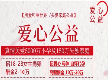 秦皇岛市捐卵助孕生子 爱心志愿者招募